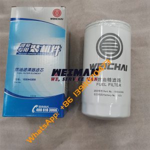 Original Weichai Engine Spare Parts Fuel Filter 1000442956