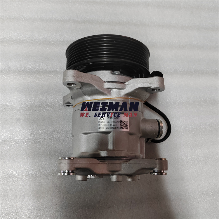 SDLG Excavator Genuine AC Compressor 4190016292